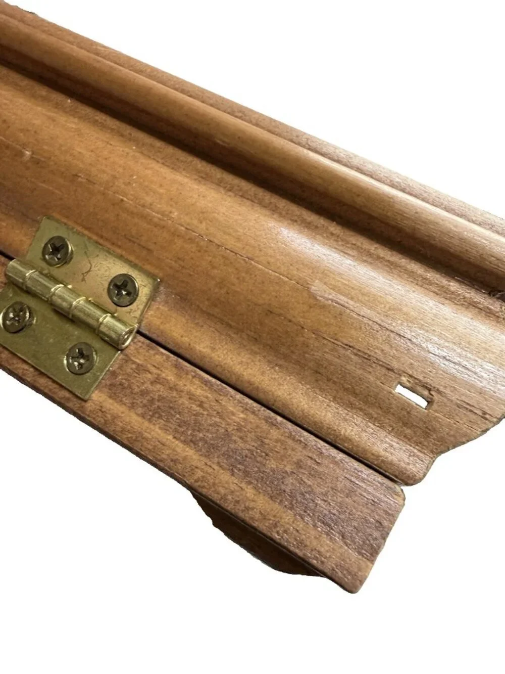 Wooden Storage Box with Replaceable Photo Display 8.5